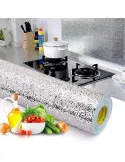 Folie de aluminiu autoadeziva bucatarie 60 x 300