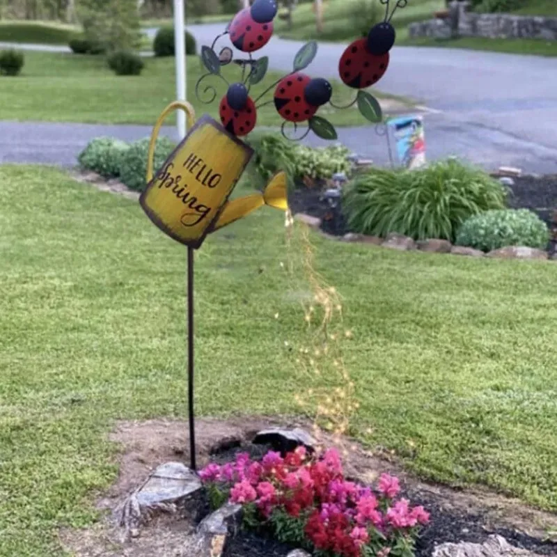 Lampa decorativa pentru gradina, stropitoare cu