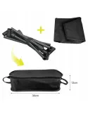 Scaun de pescuit, pliabil, gri sau albastru, material oxford 600D, dimensiuni 65x53x57cm, capacitate 150kg