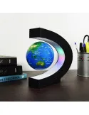 Glob anti-gravitațional plutitor magnetic Harta lumii cu lumină LED