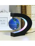 Glob anti-gravitațional plutitor magnetic Harta lumii cu lumină LED