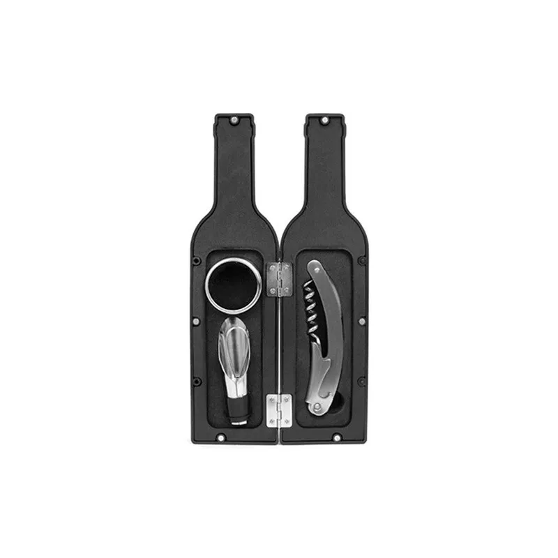 Set elegant de vin cu 3 accesorii
