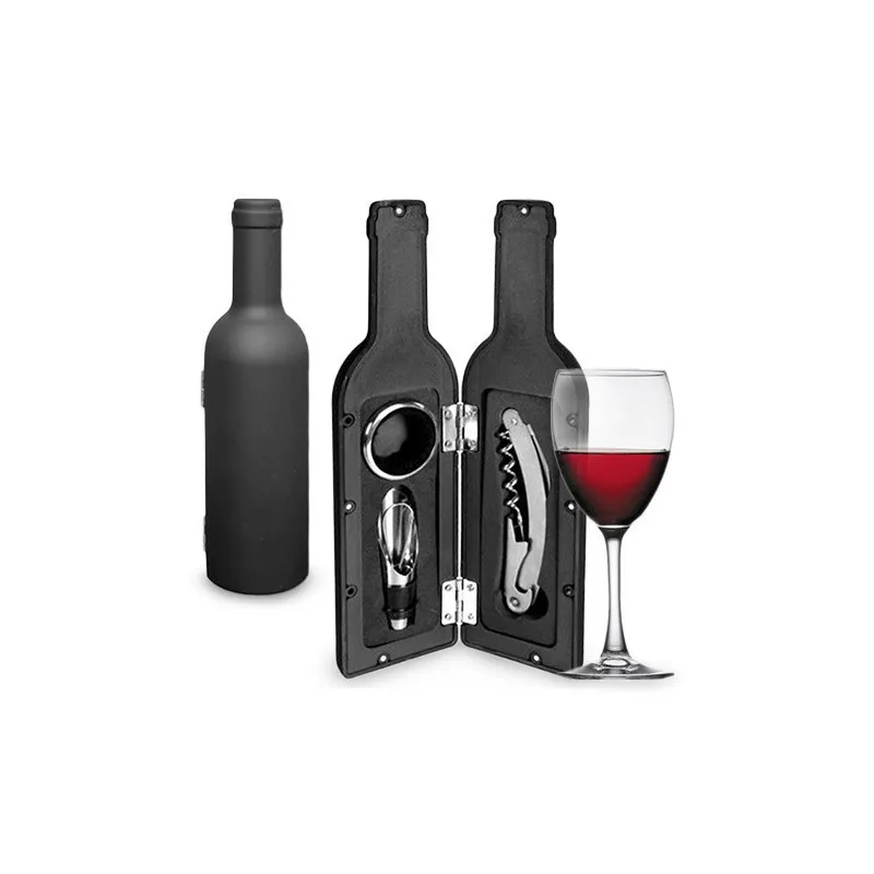 Set elegant de vin cu 3 accesorii