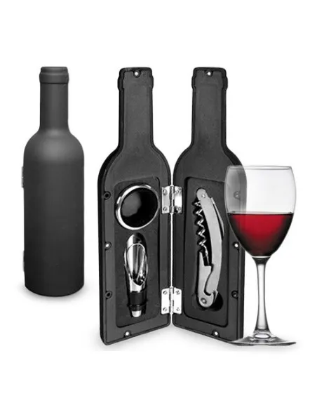 Set elegant de vin cu 3 accesorii