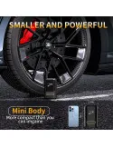 Compresor auto portabil digital aer wireless 7.4V, 50W,2 x 2000mAh lanterna LED, lumina SOS