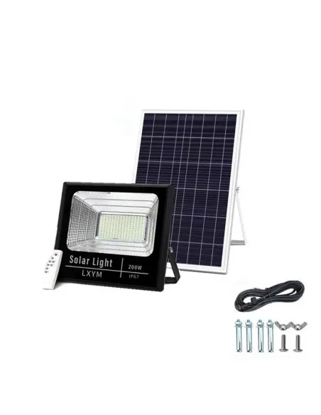 Proiector Solar 50W | Panou 35x23cm | 6000mAh | Aluminiu