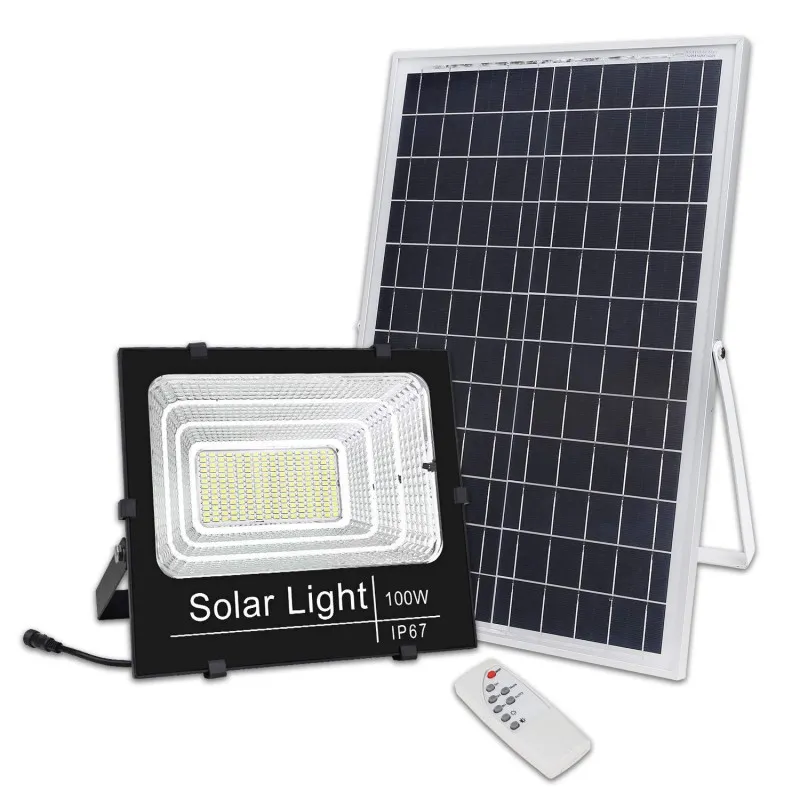 Proiector Solar 50W | Panou 35x23cm | 6000mAh | Aluminiu
