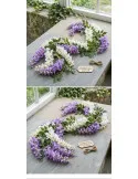 Ghirlanda flori artificiale 180cm, Wisteria/Glicina