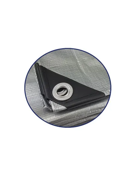PRELATA CU INELE 3 X 4 M - 80 G/MP- ALBASTRU