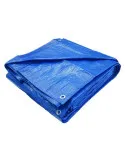 PRELATA CU INELE 4 X 10 M - 80 G/MP- ALBASTRU