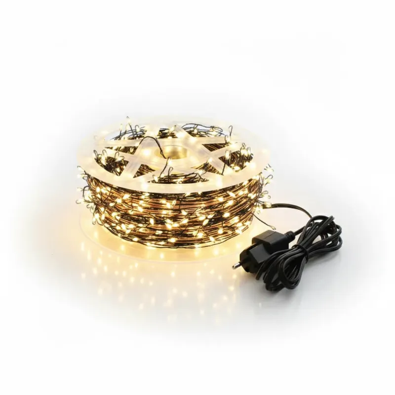 Rola 1000 LED Mini 50m – Alb Cald