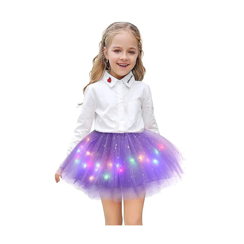 Fustă luminată cu LED pentru dans, petrecere, balet