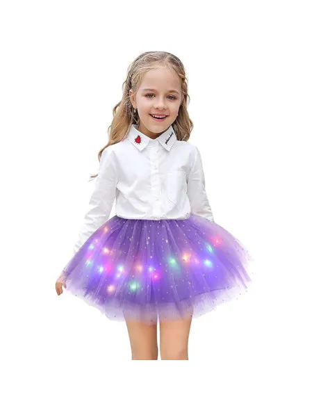 Fustă luminată cu LED pentru dans, petrecere, balet