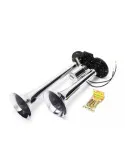 Claxon auto Camion cu 2 goarne 12V, electrovalva