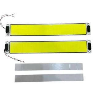 Set 2 Lămpi Plafoniere Auto LED 20W, 162 LED-uri COB, Tensiune 12-90V, 390 × 59 mm