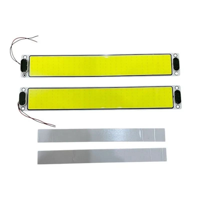 Set 2 Lămpi Plafoniere Auto LED 20W, 162 LED-uri COB, Tensiune 12-90V, 390 × 59 mm