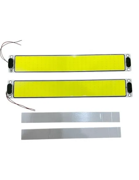 Set 2 Lămpi Plafoniere Auto LED 20W, 162 LED-uri COB, Tensiune 12-90V, 390 × 59 mm
