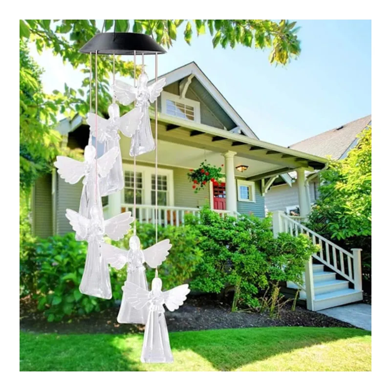Set 2 x Decoratiune solara de gradina, 6 Ingerasi