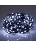 Instalatie Craciun 1000 LED-uri (100m), Anedius, Alb RECE, 31V , Timer și 8 Moduri - Exterior/Interior IP44