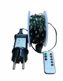 Instalatie Craciun 1000 LED-uri (100m), Anedius, Alb RECE, 31V , Timer și 8 Moduri - Exterior/Interior IP44