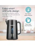 Cana cu incalzire, Inteligenta, WEEKETT 1.7L, Control Vocal Alexa, 3000W, Temperatura Ajustabilă, Negru