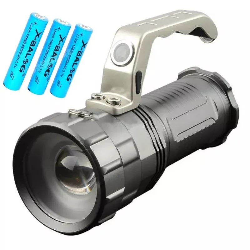 Lanterna Argintie cu MANER Max 8000 Lumeni cu Zoom