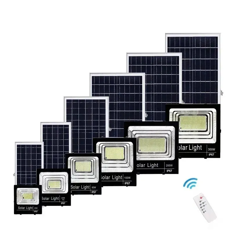 Proiector Solar LED Jortan 50-1200W Senzor IP65