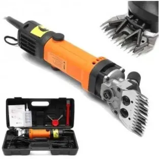 Mașină de Tuns Oi 850W, Profesională, 6 Trepte de Viteză, + Set Cuțite și Cutie de Depozitare