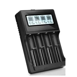 Incarcator digital 4 acumulatori lithium digital