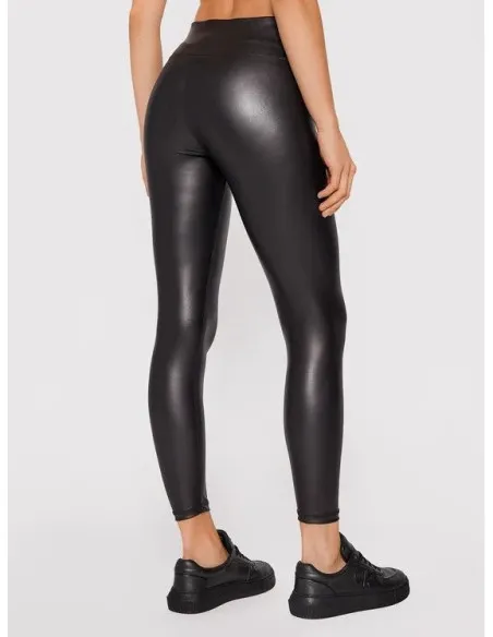Colanti imitatie de piele negri