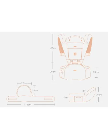 Marsupiu ergonomic cu scaunel All Seasons