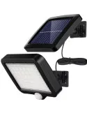 Proiector 10W 56LED cu Senzor de miscare si panou