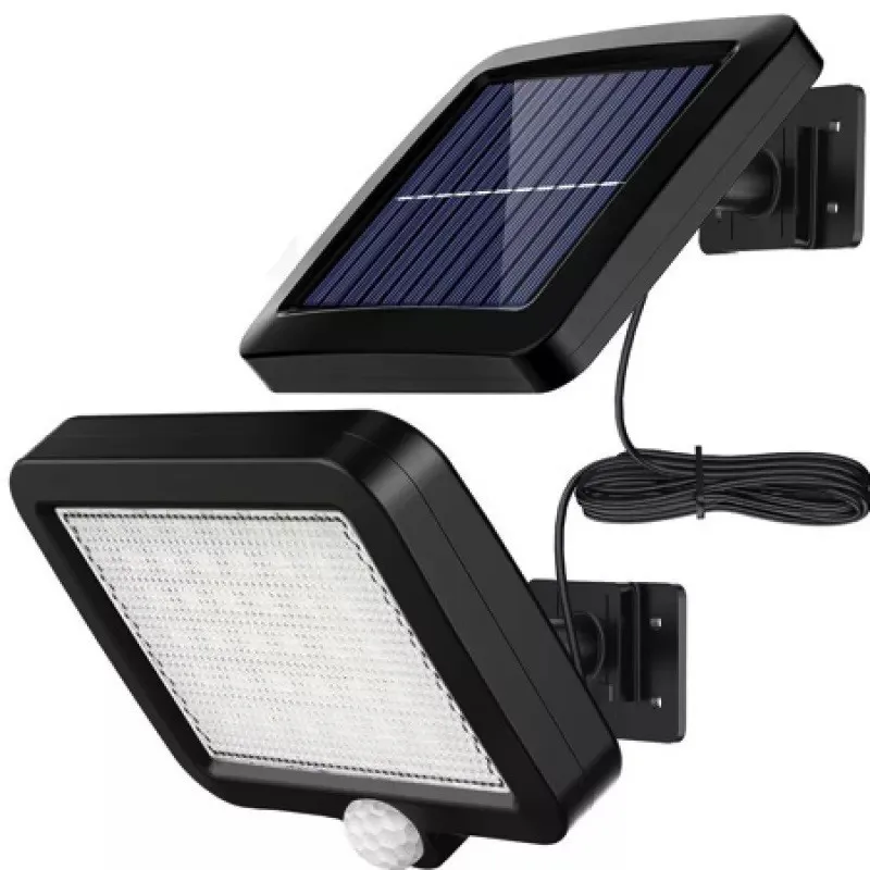 Proiector 10W 56LED cu Senzor de miscare si panou