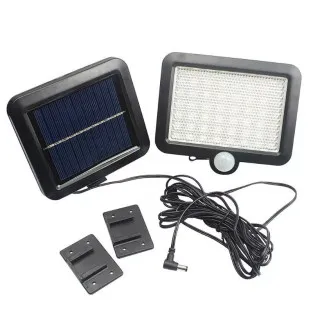 Proiector 10W 56LED cu Senzor de miscare si panou 2