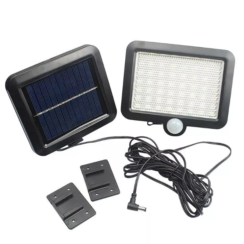 Proiector 10W 56LED cu Senzor de miscare si panou