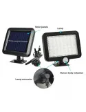 Proiector 10W 56LED cu Senzor de miscare si panou