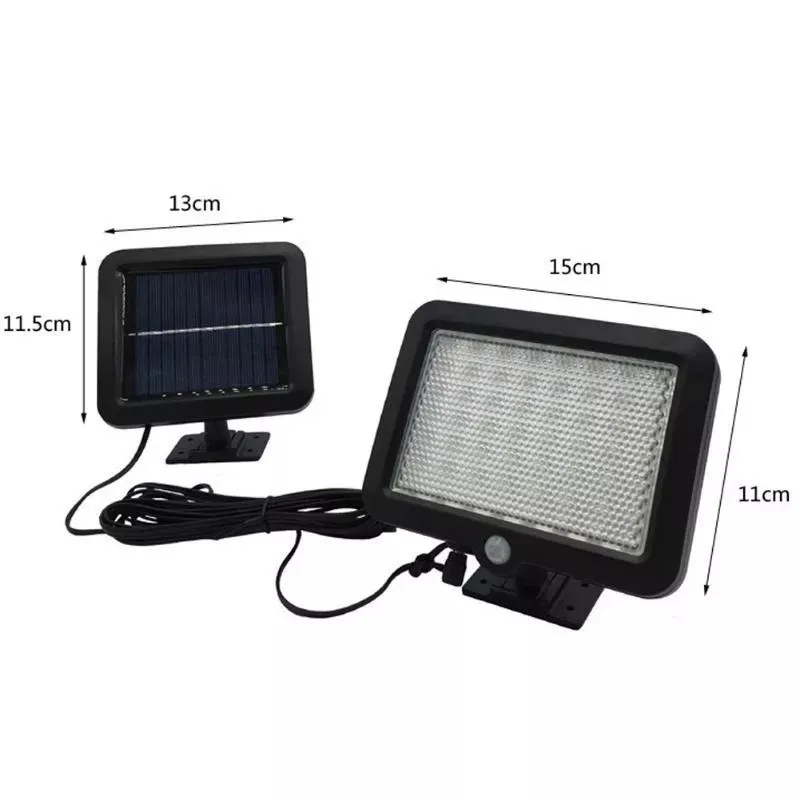 Proiector 10W 56LED cu Senzor de miscare si panou