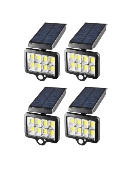 Cumpara Set 4 x Proiector solar 160 LED 8 COB