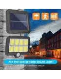 Cumpara Set 4 x Proiector solar 160 LED 8 COB