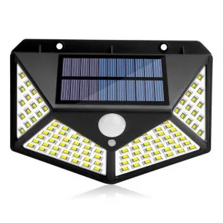 Lampa cu panou solar si senzor de miscare,100 LED 2