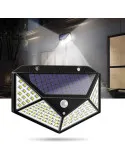 Lampa cu panou solar si senzor de miscare,100 LED