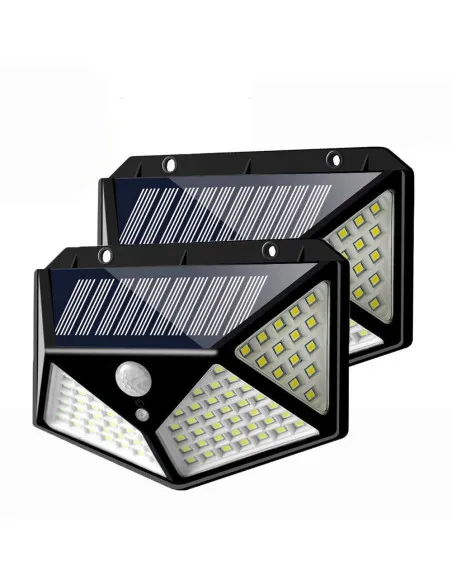 Lampa cu panou solar si senzor de miscare,100 LED