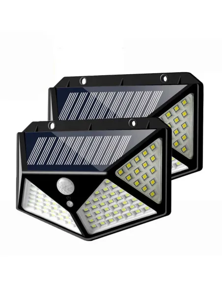 Lampa cu panou solar si senzor de miscare,100 LED