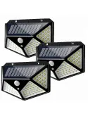 Lampa cu panou solar si senzor de miscare,100 LED