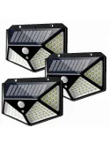 Lampa cu panou solar si senzor de miscare,100 LED