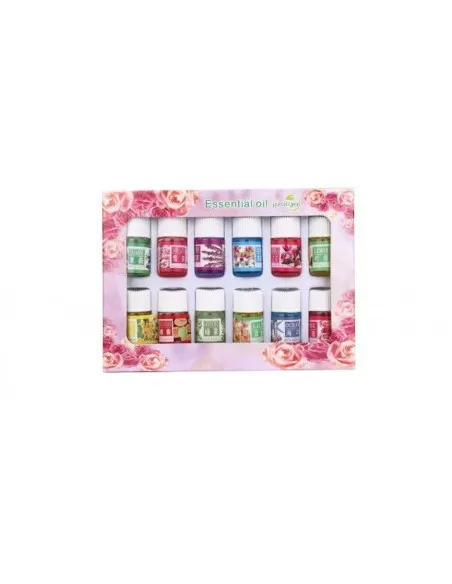 Set uleiuri parfumate 1+1 pentru umidificator si spa diverse arome 12x 3ml