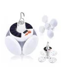 Set 3 x Bec cu panou solar si acumulator, 5 trepte de iluminat