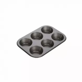 Tava de copt 26x18 cm, inox, 6 briose
