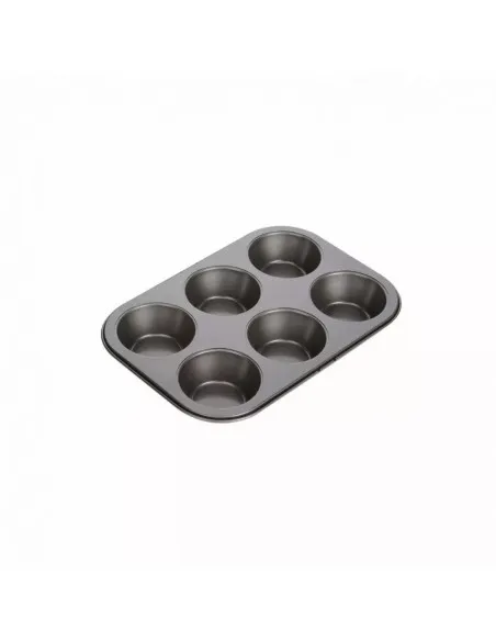 Tava de copt 26x18 cm, inox, 6 briose