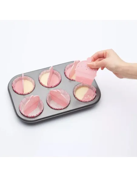 Tava de copt 26x18 cm, inox, 6 briose